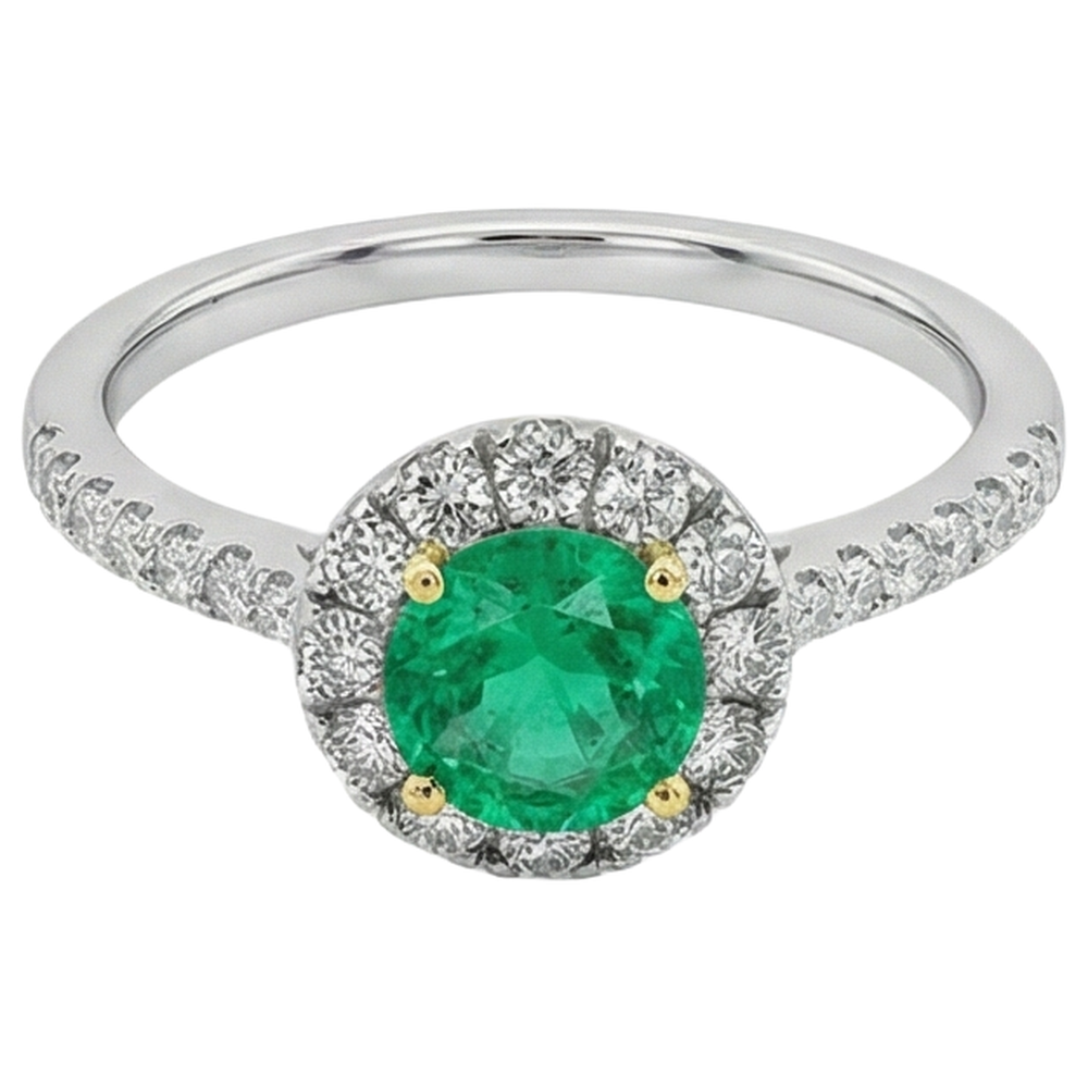 Abbagliante Anello con Pietra Preziosa 1 carati – vista laterale