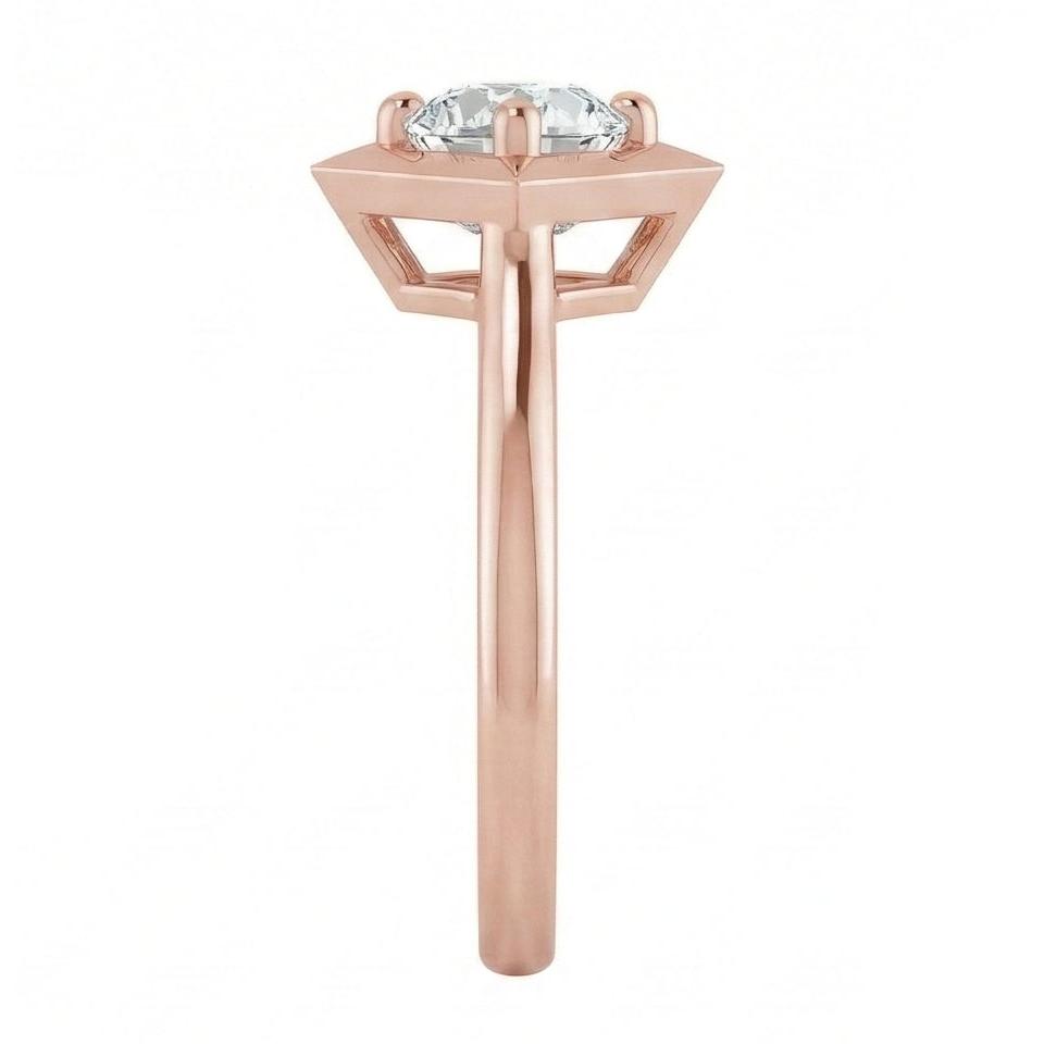 vero cushion diamante 3carati anello dettaglio ravvicinato