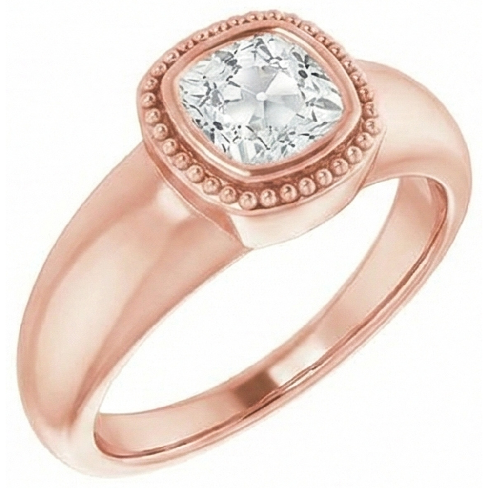 vero cushion diamante 2carati watch angolo laterale