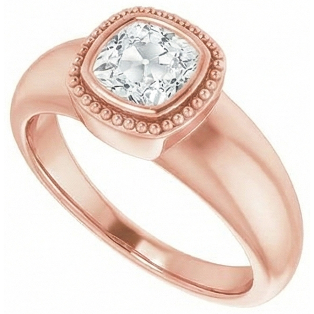 vero cushion diamante 2carati watch dettaglio ravvicinato