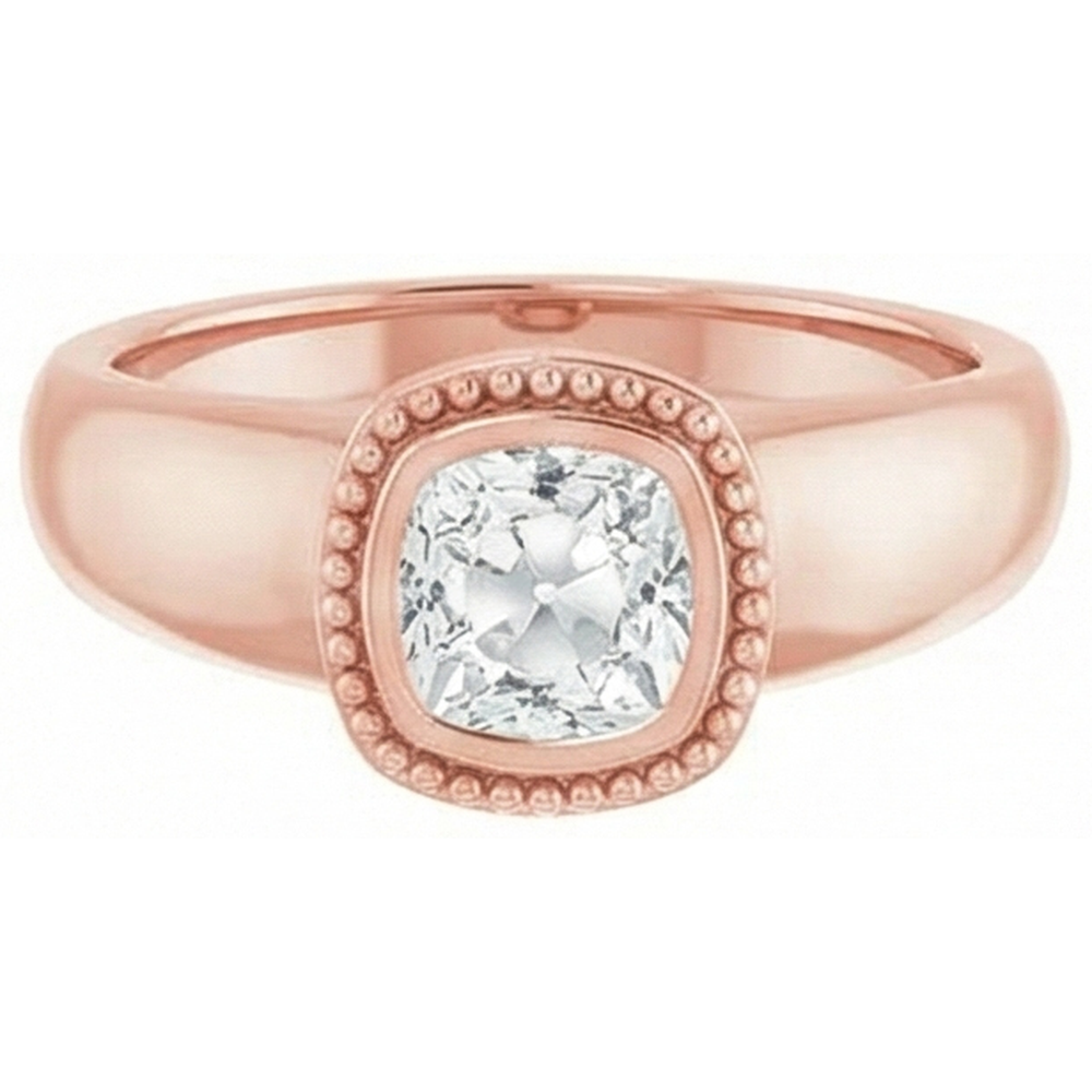vero cushion diamante 2carati watch vista dall'alto