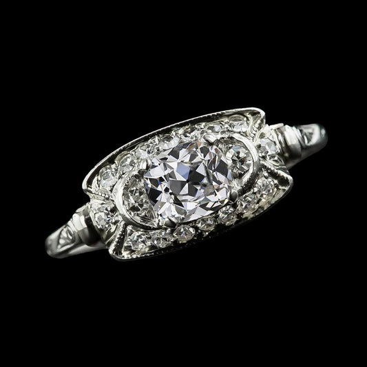 Cuscino Old Miner Genuino Diamond Fancy Ring 3.75 Carati Gioielli Da Donna In Oro