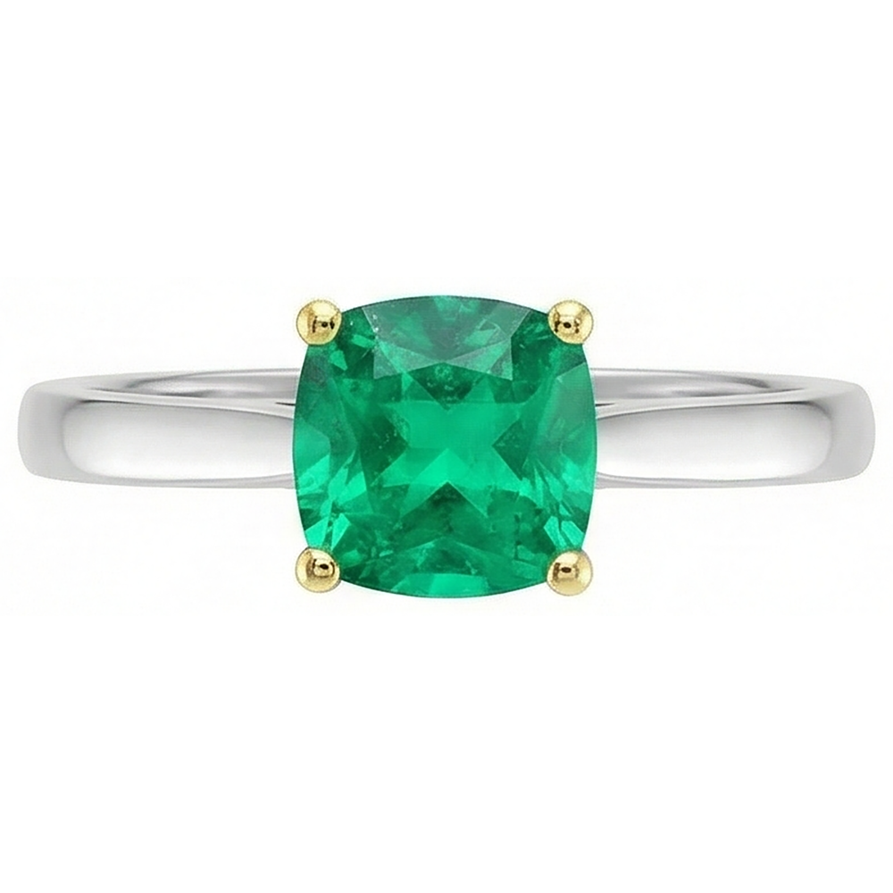 Di lusso Anello con Pietra Preziosa 2,50 carati – vista frontale
