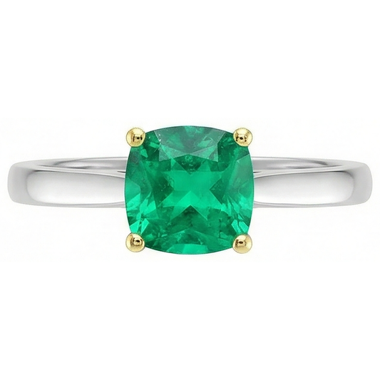 Di lusso Anello con Pietra Preziosa 2,50 carati – vista frontale