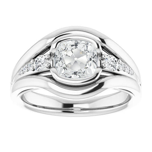Abbagliante Diamante Fine Anello Nuziale 3 carati – vista principale