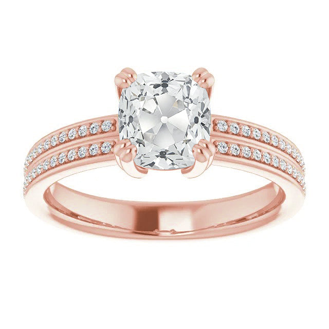 Diamante Fine Anniversary Ring 3,25 carati Oro Rosa 14K – vista principale
