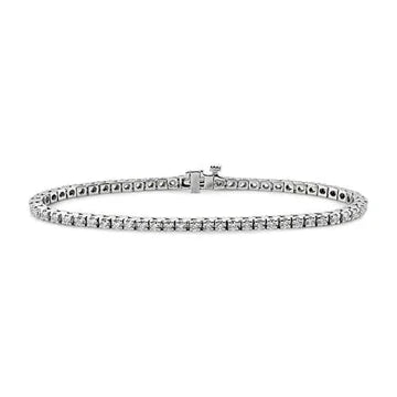 Da Donna Bracciale Tennis Vero Diamanti