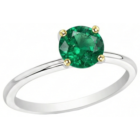 Fine Anello con Gemma 2 carati – vista frontale