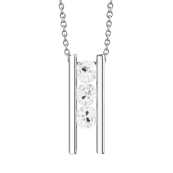 Danzanti Collana Di Naturale Diamanti