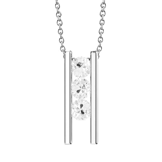 Danzanti Collana Di Naturale Diamanti