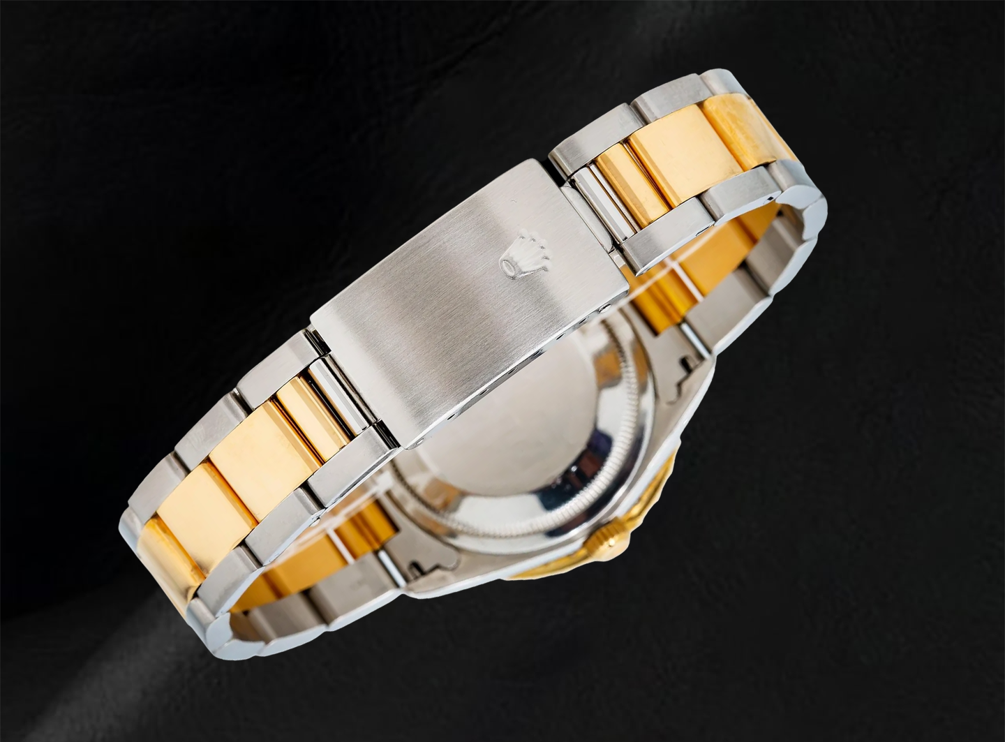 Rolex Datejust 16013 Orologio Bicolore 36 mm Quadrante con Pavé di Diamanti e Indici Arcobaleno