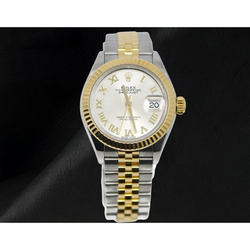 Orologio da Donna Datejust 28 mm Rolex Acciaio Inossidabile e Oro Giallo 279173