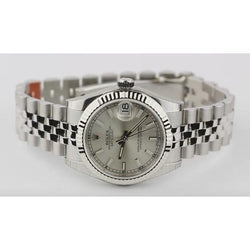 Datejust Rolex orologio di medie dimensioni con bracciale giubileo in acciaio inossidabile