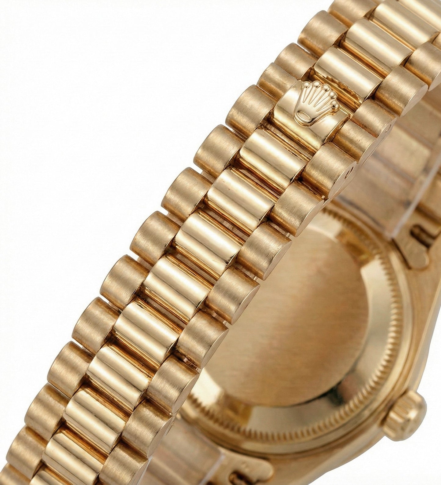 Datejust Rolex quadrante nero con bastone orologio presidenziale lunetta in oro con diamanti