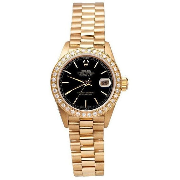 Datejust Rolex quadrante nero 