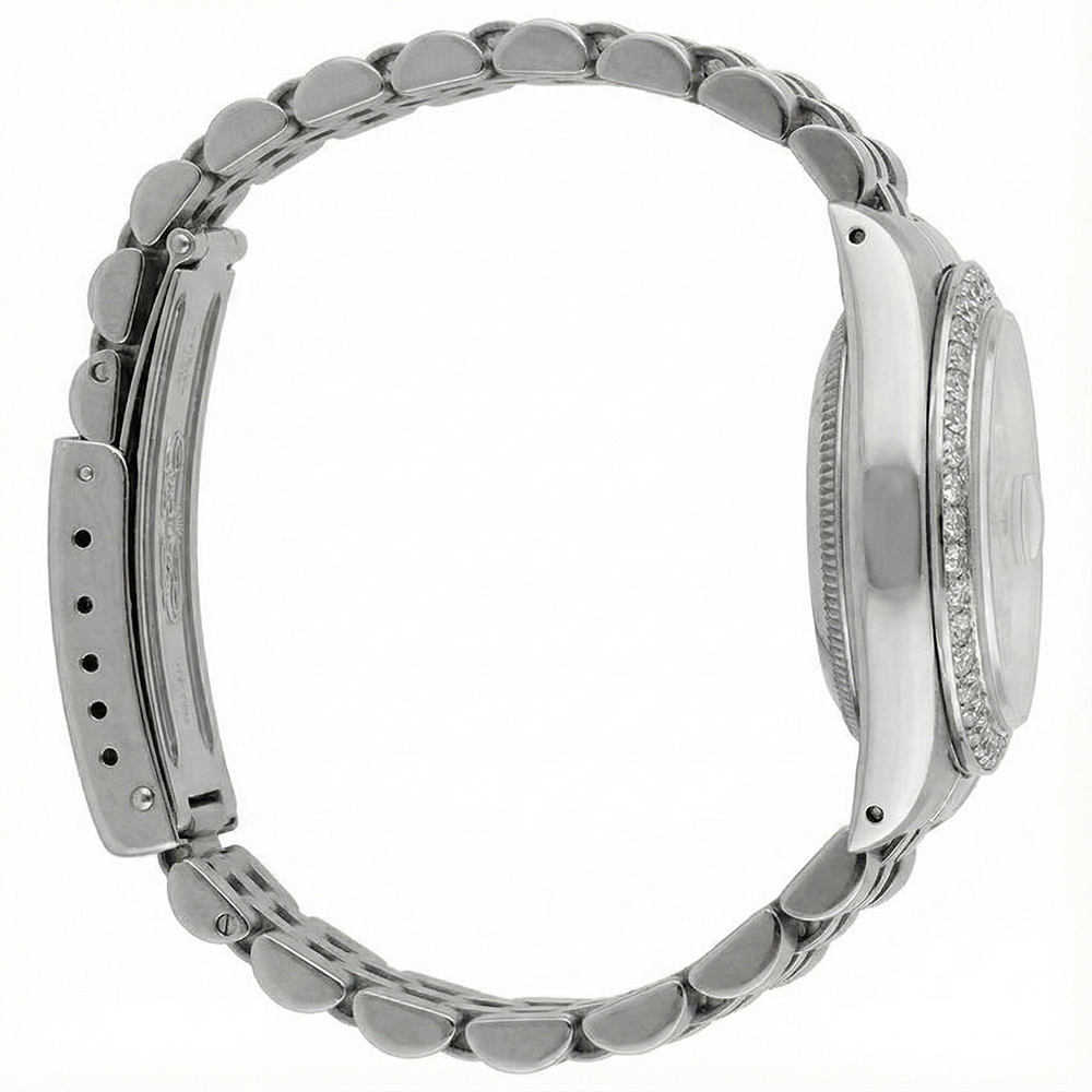 Datejust acciaio inossidabile giubileo diamante orologio Rolex da donna champagne diamante