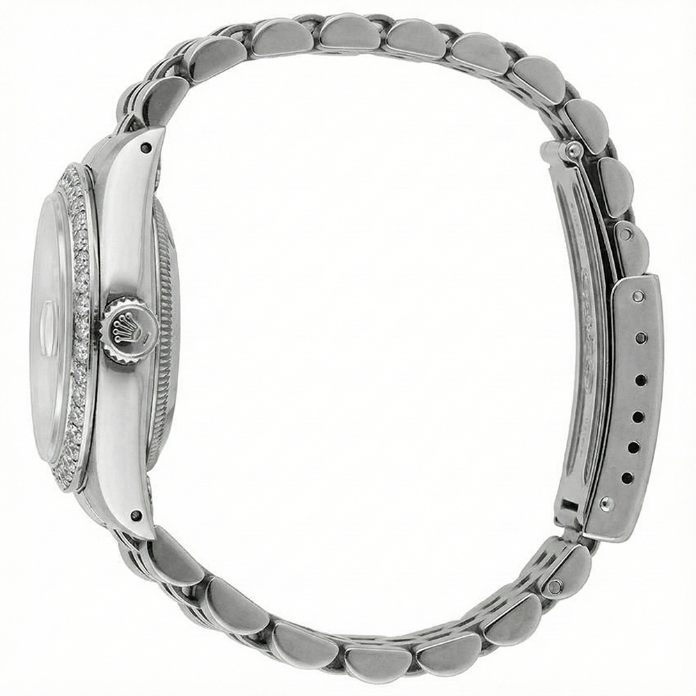 Datejust acciaio inossidabile giubileo diamante orologio Rolex da donna champagne diamante