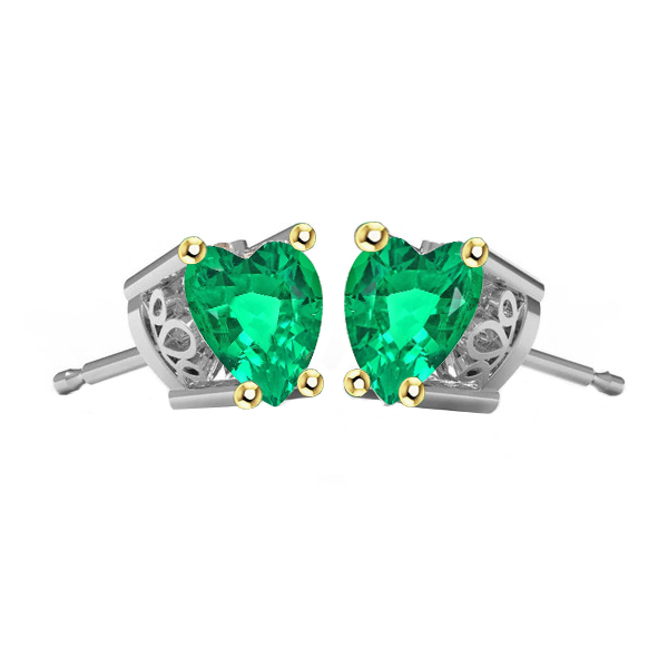 Firmato Smeraldo Fine Gemstone Earring 2,50 carati – vista principale