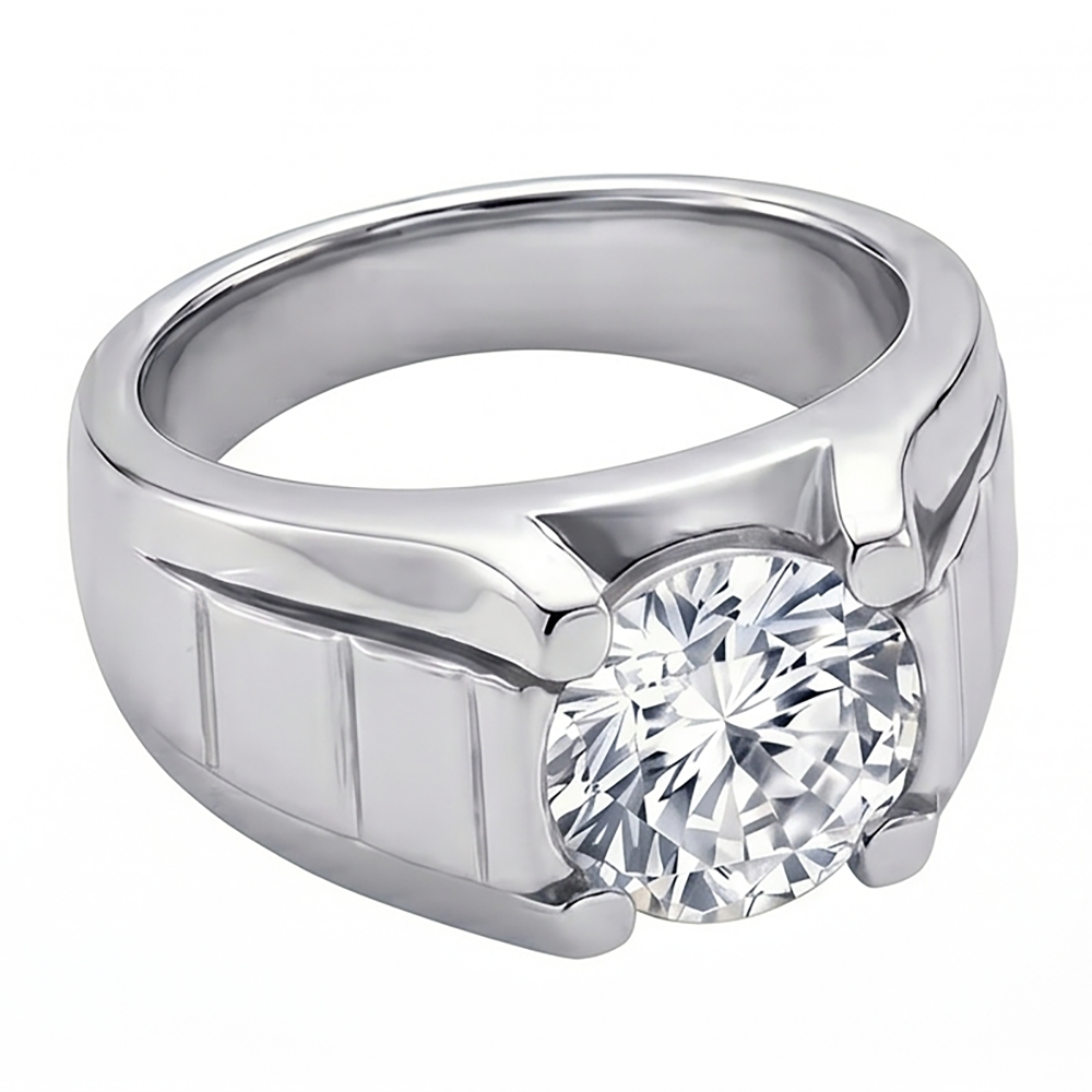 Diamante Fine Anello Uomo fatto a mano 2 carati di HarryChadEnt