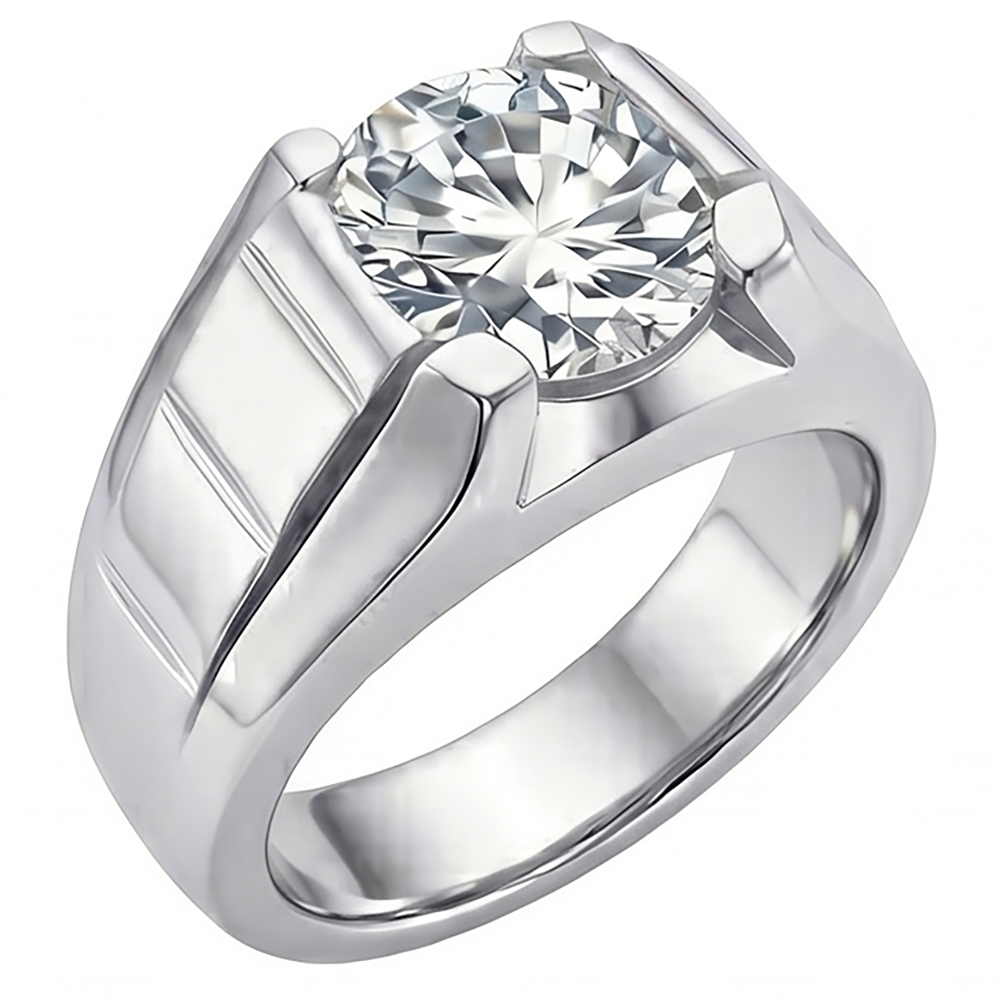 Diamante Fine Anello Uomo fatto a mano 2 carati di HarryChadEnt