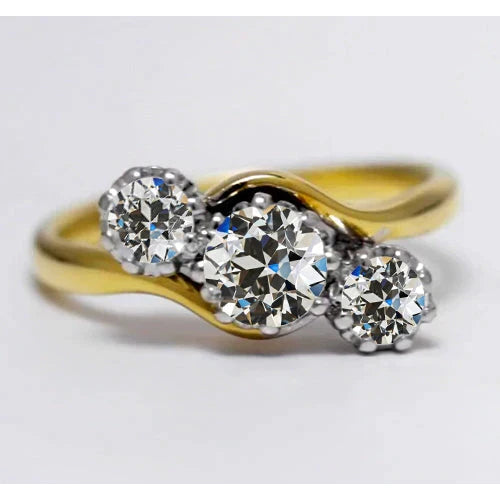 Diamante Fine Trilogia 1-carati Oro Bicolore 14K – vista principale