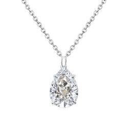 Diamante Collana Pendente – Oro Bianco 14K 1 carati