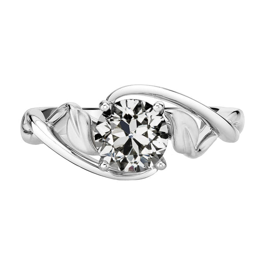 Brillante Anello Monopietra 2-carati Oro Bianco 14K – vista principale