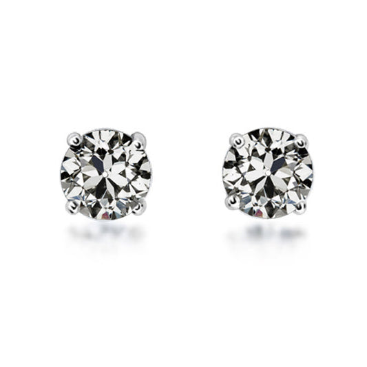 Brillante Orecchini Pendenti 1,50-carati Oro Bianco 14K – vista principale
