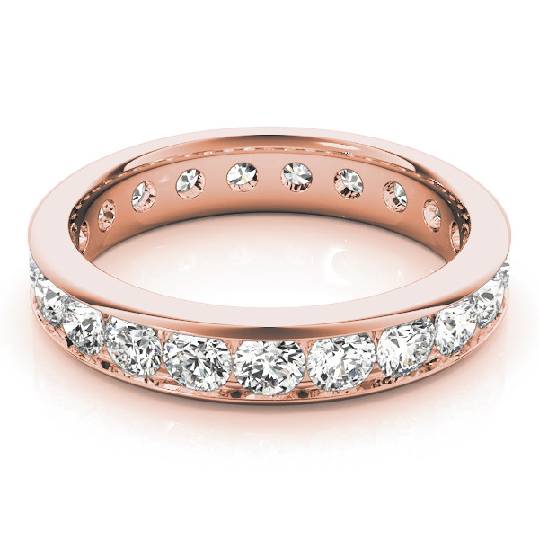 Lussuoso Eternity Band 3,8 carati – vista laterale