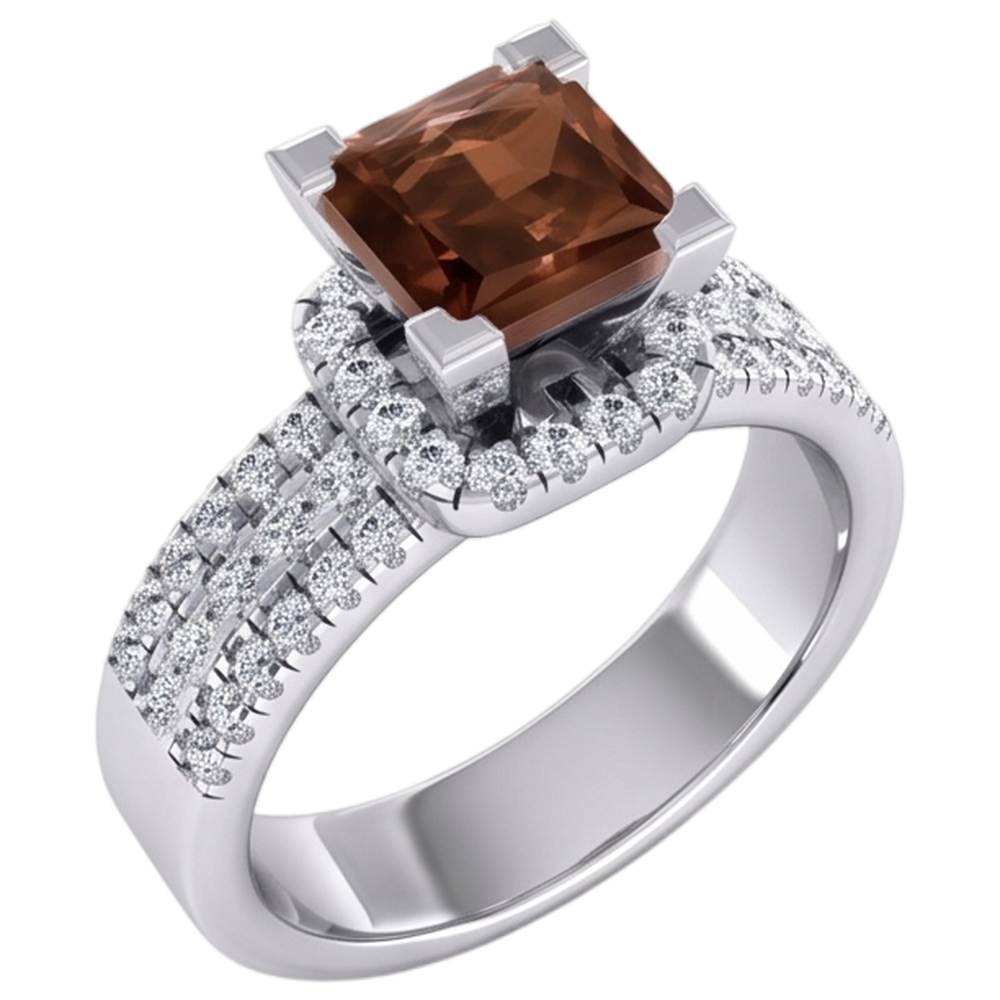 Donne Rosso Rubino Principessa Anello