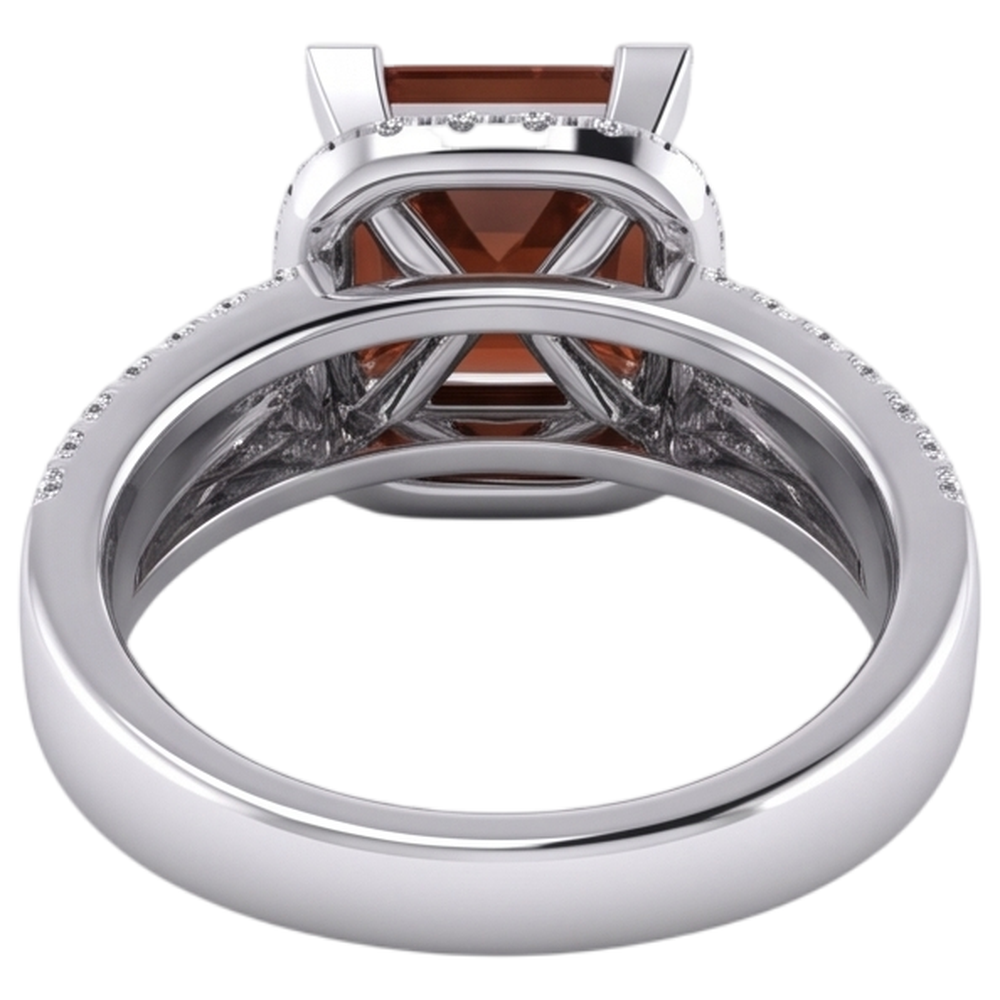 Donne Rosso Rubino Principessa Anello