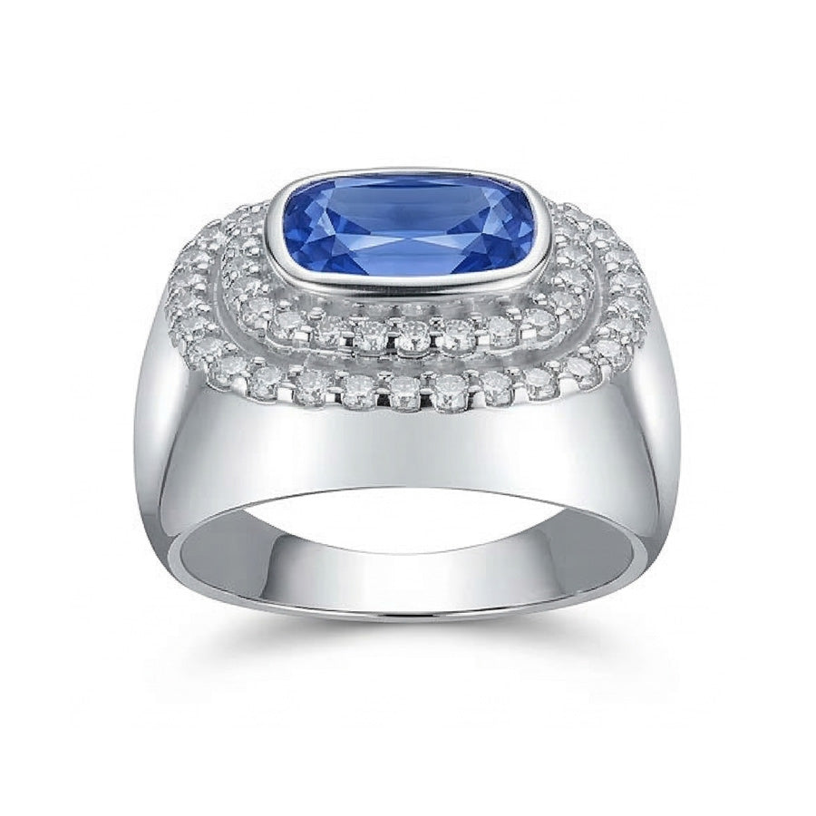 vero round diamante 4.50carati anello vista dall'alto