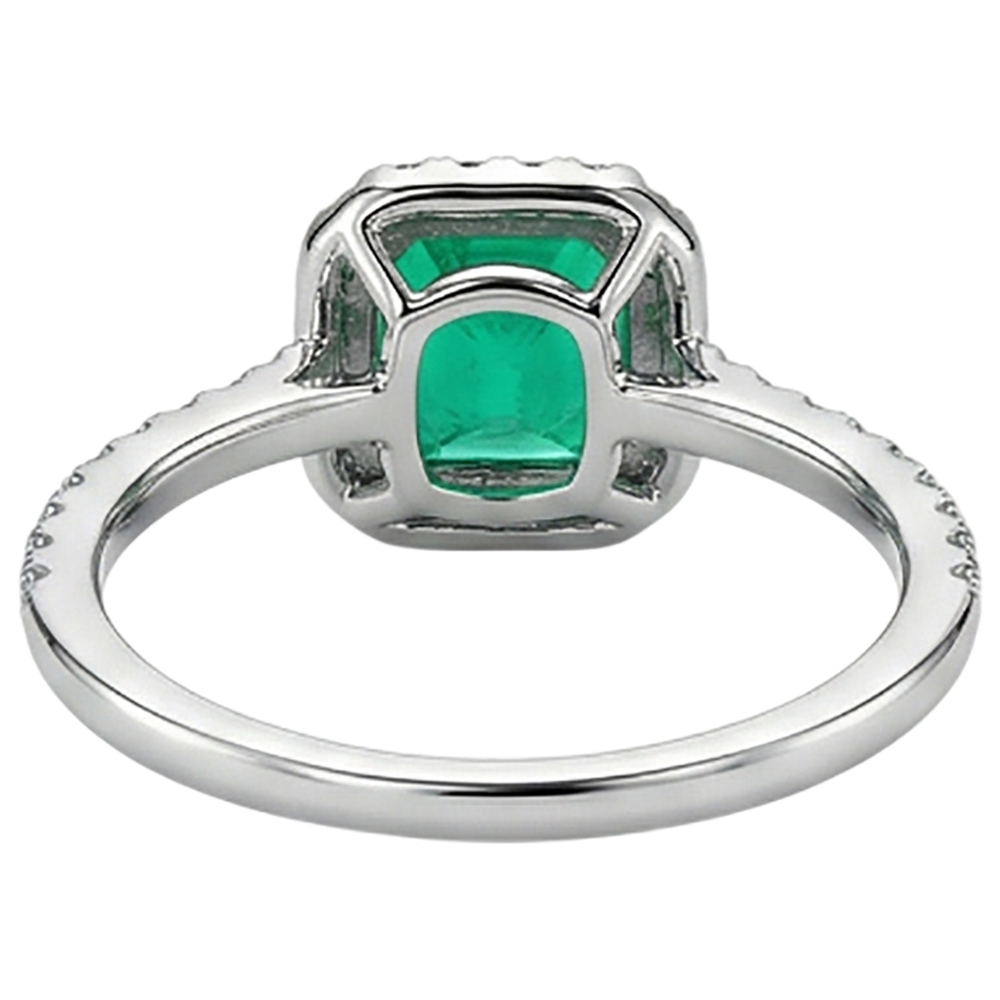 Fine Anello Pietra Colorata 3,50 carati – vista posteriore
