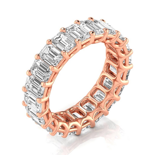 Brillante Eternity Band 6,60 carati Oro Rosa 14K – vista principale