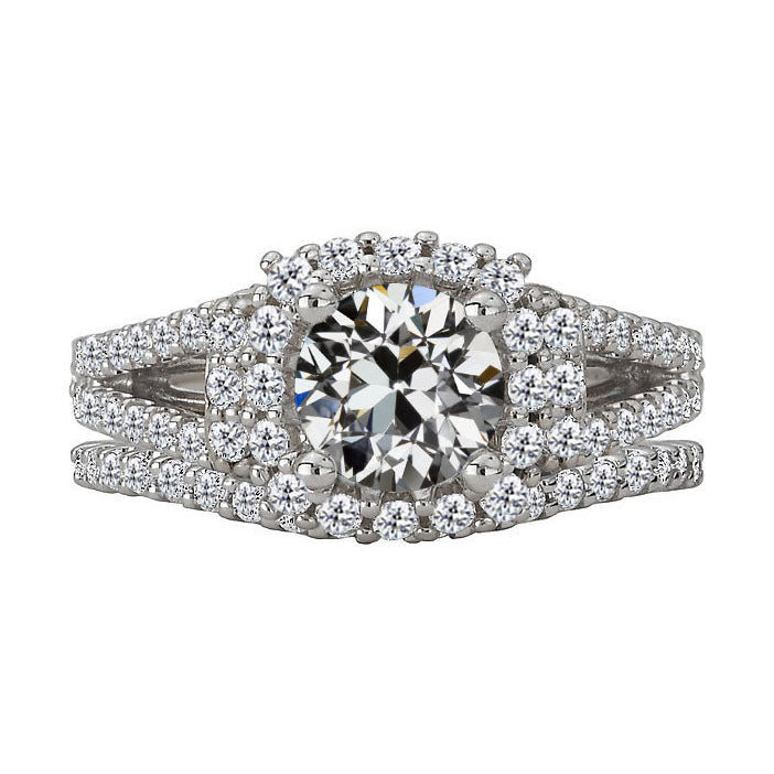 Anello di Fidanzamento Oro Bianco 14K con Brillante – vista principale