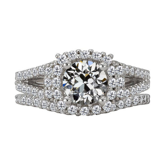 Anello di Fidanzamento Oro Bianco 14K con Brillante – vista principale