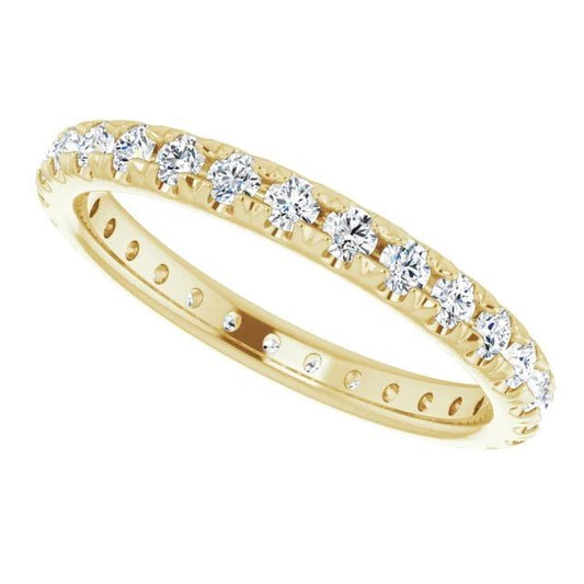 Eternity Vero Diamond Gruppo Musicale 0.87 Carati Gioielli In Oro Giallo