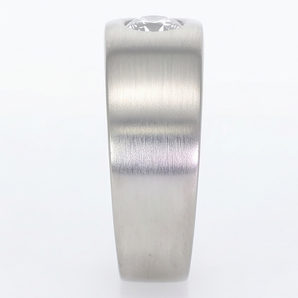 Euro Shank Anello da Uomo Zingaro Flush Diamante