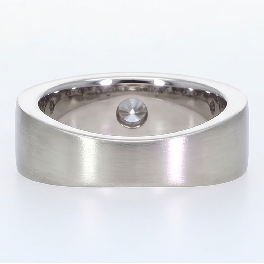 Euro Shank Anello da Uomo Zingaro Flush Diamante