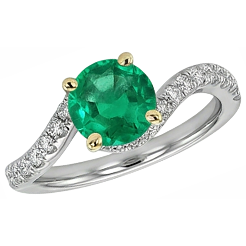 Brillante Anello con Pietra Preziosa 2,50 carati – vista profilo