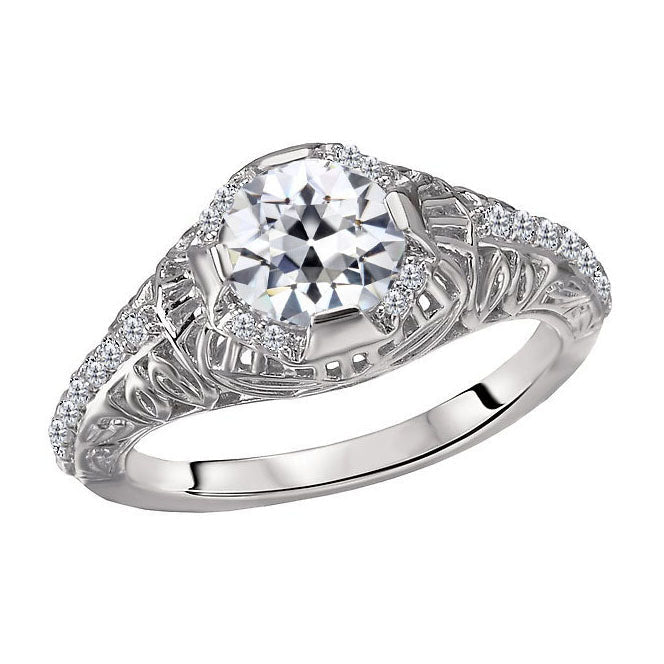 Anniversary Ring Oro Bianco 14K con Brillante – vista principale