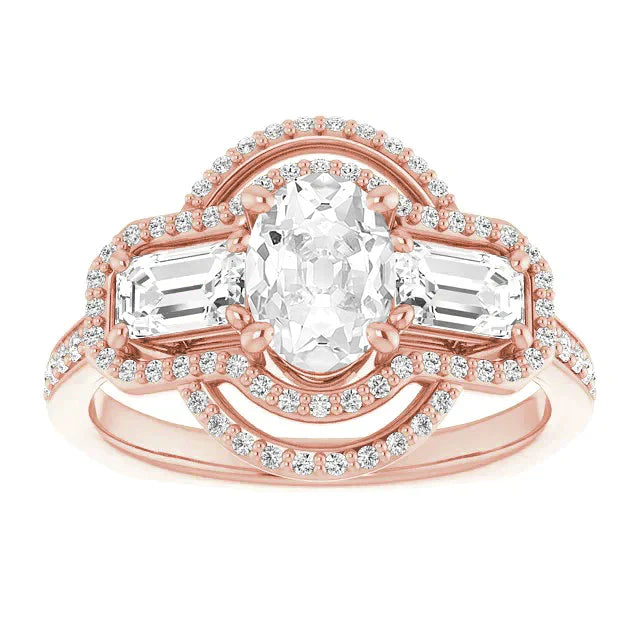 Gioielli Firmati Oro Rosa 14K con Brillante – vista principale