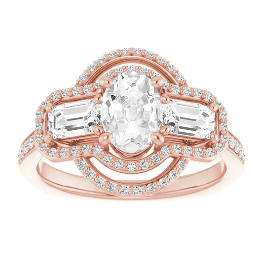 Gioielli Firmati Oro Rosa 14K con Brillante – vista principale