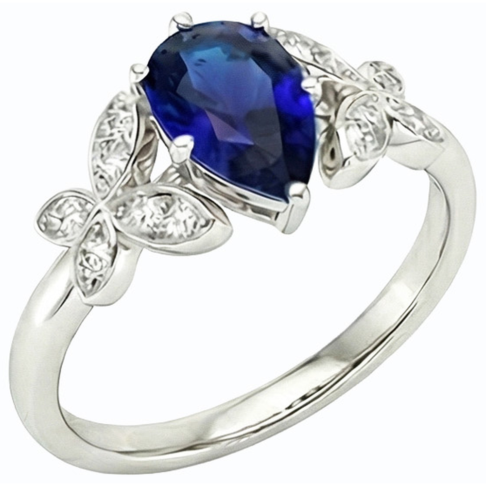 vero round diamante 3carati anello angolo laterale