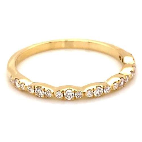 vero round diamante 0.50carati fede eternity vista frontale