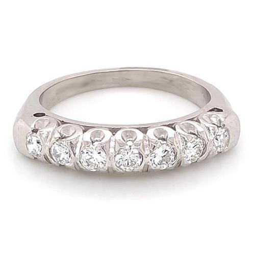 vero round diamante 1.40carati fede eternity angolo laterale