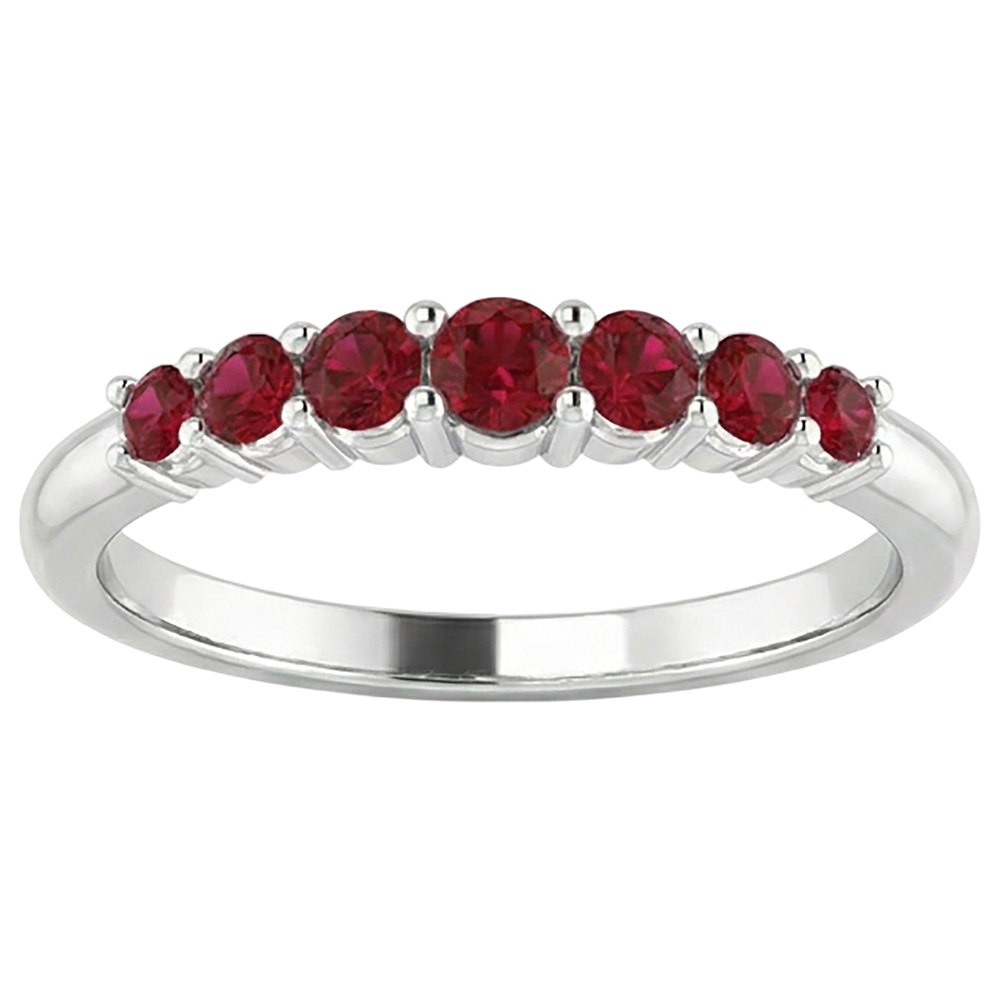 vero round diamante 14carati anello vista di profilo
