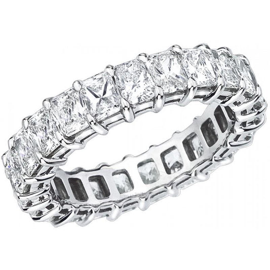 Fascia Da 4,40 Carri Con Vero Diamanti A Taglio Princess, Oro 14K