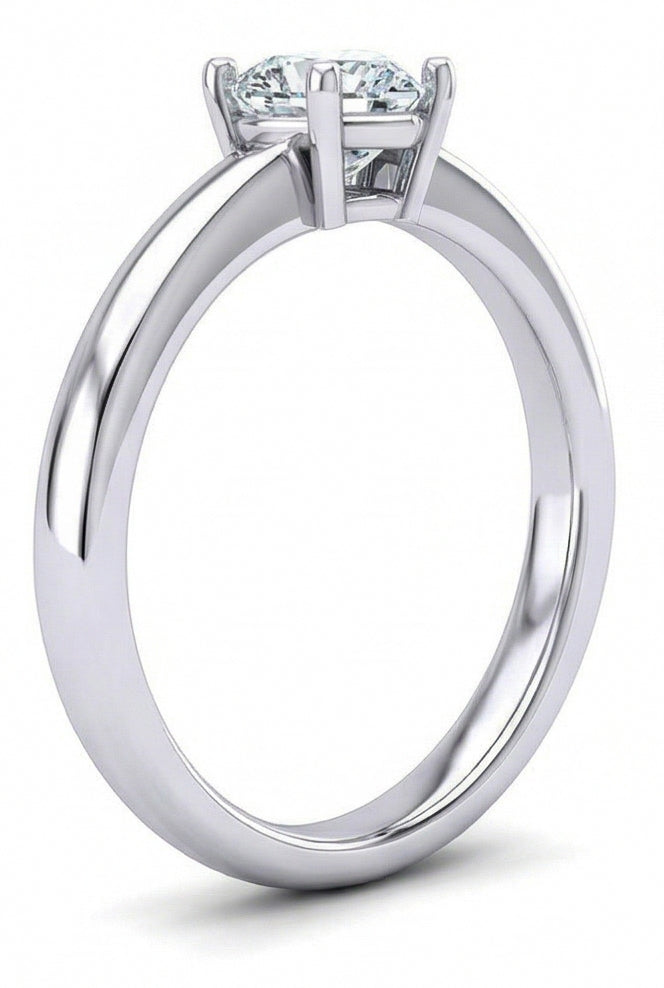 Fede Nuziale Con Naturale Diamante Solitario A Forma Di Cuore Scintillante Da 1.75 Ct