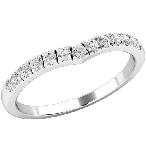 vero round diamante 1.30carati fede eternity vista frontale